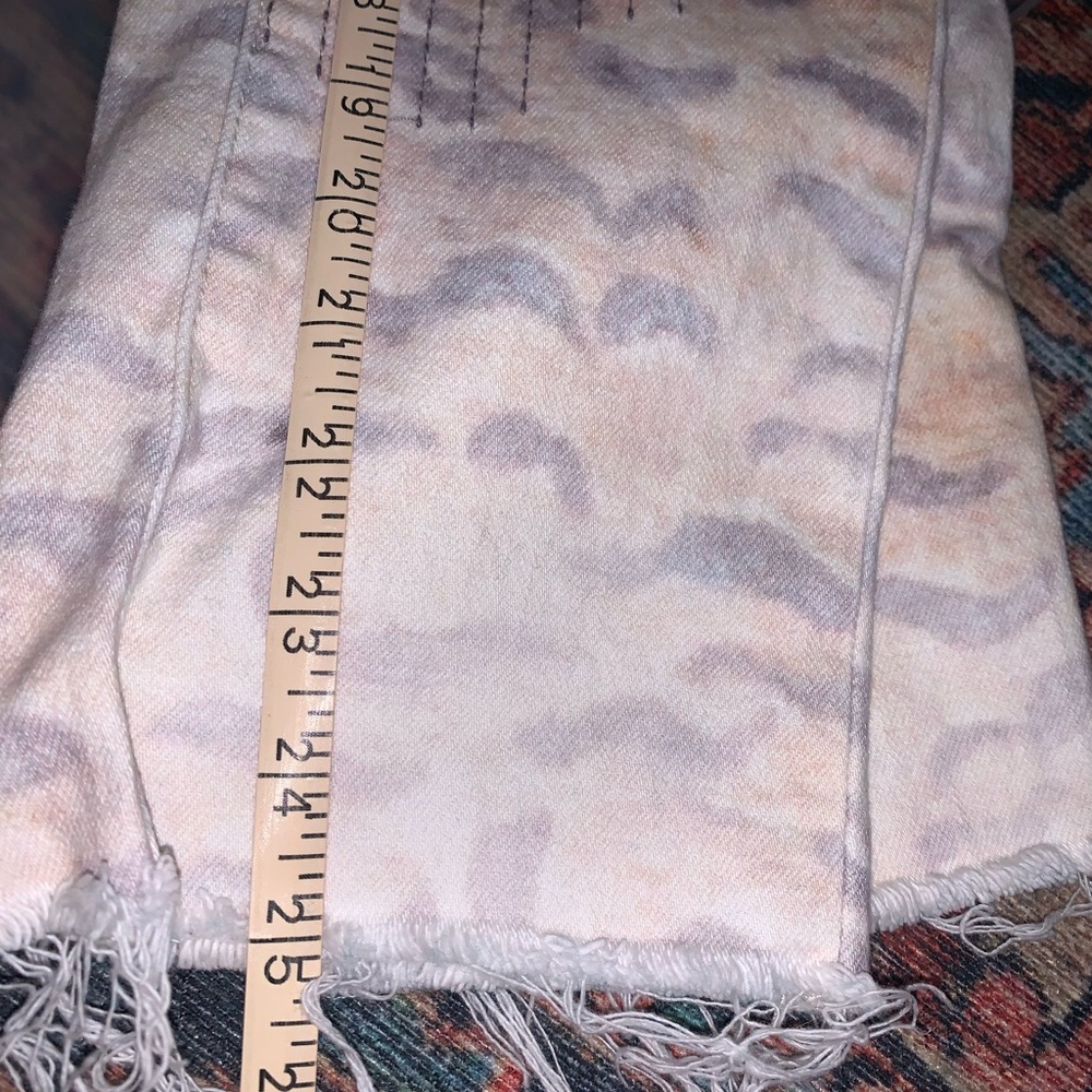 Pilcro, Anthropologie , Boyfriend Slim, Skinny Jeans - Cream and Mauve - Picture 7 of 8